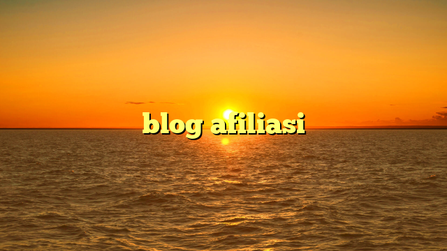 blog afiliasi